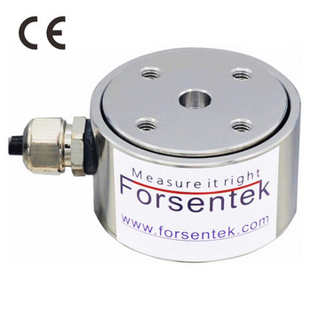 Flange type force transducer column load cell